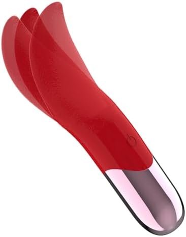 Rose Toy Realistic Tongue Vibrator For Women Clitoral G Spot Licking Stimulator Nipple Massage Butt Breast Vibrators With 10 Powerful Vibration Modes Waterproof Rechargeable Adult Sex Toy (Yellow)