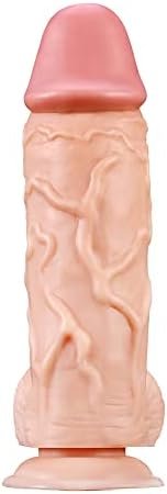10.2" Thick Huge Dildo Realistic Silicone Dildos With Dual Density Anal Dildos Realistic Huge Suction Cup Dildo Big Giant Anal Toy Anal Plugs Large Strap On Thick Dildo Sex Toys For Women Men (Pink)