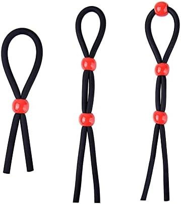 Utimi Adjustable Cock Ring Set Love Rings Basic Penis Ring Sex Toys, 3 Pcs