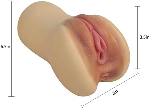Dodostar Man Sex Lifelike Pocket Pussy Realistic Male Masturbator, Two Separate 3D Tight Textured Channel, Adult Anal Sex Toy Channel Use For Men Masturbation - Image 3