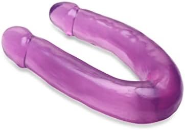 Lynx Double Ice Dildo - Purple - Image 3