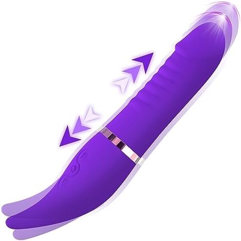 Thrusting Dildo Vibrator For Women, 3 In 1 G Spot Vibrator Sex Toys For Women With 10 Thrusting, Licking & Vibrating Modes, Waterproof Adult Toys Dildos Vibrators For Women And Couples