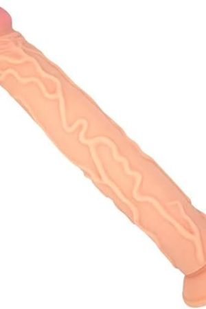13 Inch Ultra Veined Suction Cup Dildo