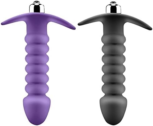 Electric Vibration Screw Thread Anal Plug For Couple Silicone Dildo Penis Stimulation Anal Adult Products Sex Toy(Black) - Image 2