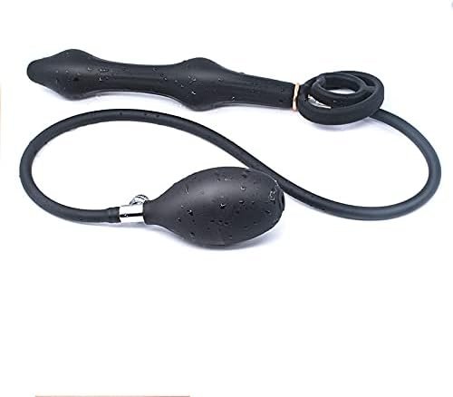 Anal Plug Expander G-Spot Dildo Silicone Wearable Inflatable Anal Plug With Anal Beads For Men And Women Unisex G Spot Anal Sex Toy Couples Prostate Massager Thrusting Toys