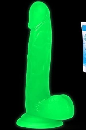 Realistic Luminous G-Spot Dildos For Women - 7.5 Inch Penis Dong With Lifelike Glans Veins Testicles & Hands-Free Suction Cup, Flexible Cock Adult Sex Toys For Vaginal Anal Stimulation