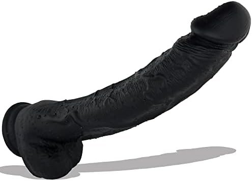 Realistic Silicone Dildo, Huge Adult Sex Toys For Women With Strong Suction Cup, Soft Lifelike Penis For G-Spot Stimulation, Hands-Free Play