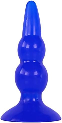 Beaded Butt Plug - Tapered Tip For Easy Insertion - Suction Cup Base - Anal Stimulator For Men And Women