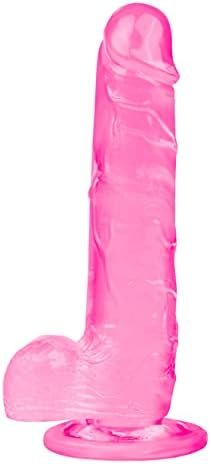 8.5 Inch Realistic Dildo, Welist Body-Safe Material Lifelike Huge Penis With Strong Suction Cup For Hands-Free Play, Washable Big Dildo Easy To Cleaning Dildos, Flesh Big Dildo For Women