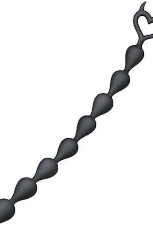 Silicone Anal Beads Anal Chain With 8 Balls And Heart-Shape Pull Loop Butt Plug Anal Training Sex Toys Prostate Massager G-Spot Stimulator For Men Women Couples Romi