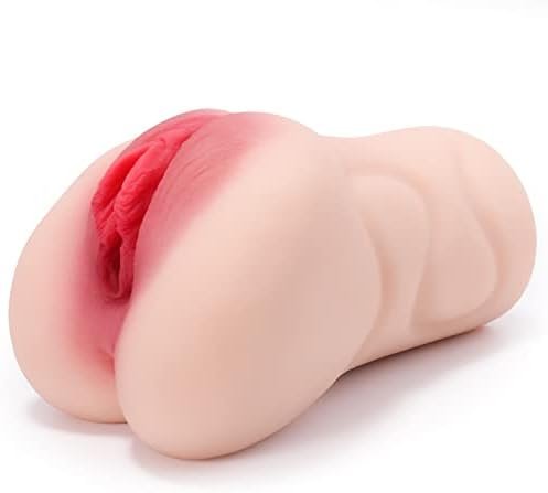 2 In 1 Pocket Pussy Male Masturbator With 3D Realistic Textured Vagina And Tight Ass For Men Masturbation, Portable Pussy Stroker With Drying Stick Pocket Pal Adult Sex Toys For Penis Massage Pleasure