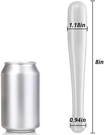 Anal Butt Plug Glass Anal Trainer Baseball Bat Clear Chrystal Pleasure Wand Anal Adult Sex Toy For Men Women Couples Masturbation (Large) - Image 3