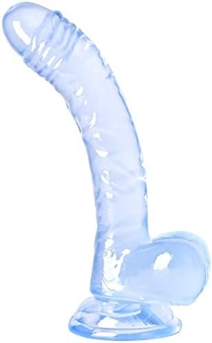 Small Realistic Dildo With Strong Suction Cup For Hand-Free Play, 7.6 Inch Cute Jelly Thin Anal Dildo For Beginners, Flexible Lifelike Penis Adult Sex Toys For Women Men Couples And Beginner