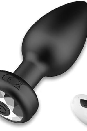 Anal Plug Adult Sex Toy,Adult Sex Toys And Games For Men Women,Wireless Remote Control 10 Frequency Vibration,Small Butt Plug For Female Male Prostate Massage Vibrating Anal Sex Toys For Men,Black