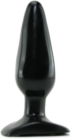 Doc Johnson Smooth Anal Plug, Medium, Black