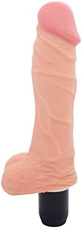 Vibrating Bendable Dildo - Realistic Veins And Tapered Head - Multi-Speed Vibrations - Adult Sex Toy Vibrator
