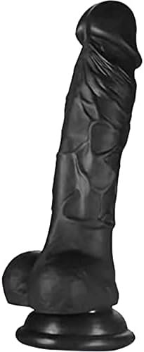 Realisticloves Realistic Dildos For Beginners Lifelike Black Dildos, With Strong Suction Cup For Hands-Free Play, Realistic Penis For G-Spot Stimulation Dildos Anal Sex Toys For Women And Couple