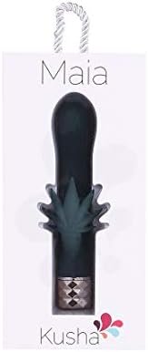 Kusha Crystal Gems Usb Rechargeable 10-Function G-Spot Rabbit-Style Vibrator - Gray - Image 2