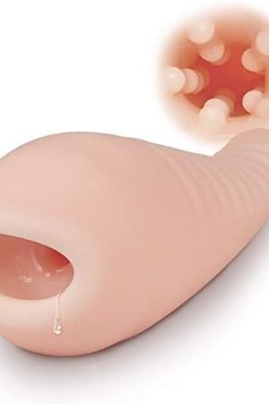 Fishmouth Sucking Extrusion Male Masturbator Stroker, Portable Anal Sex Doll Pussy Ass With Vagina Textured Blowjob For Men Masturbation Oral Sex Handjob Glans Training Tool