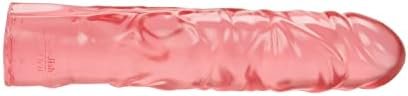 Calexotics Junior Dildo, Veined Chubby Translucence, 8.5" - Image 2
