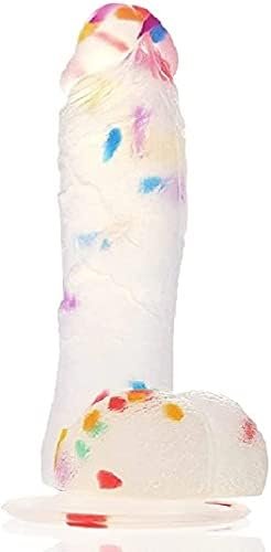 Realistic Dildos,7 Inch Dildo Toys, Adult Sex Toys For Women,With Suction Base, Thick Soft Toys Dildo For Women, Washable Easy To Cleaning Dildo Body-Safe Material Big Dildos