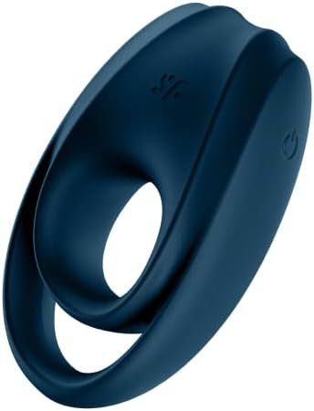 Satisfyer Incredible Duo Cock Ring - Vibrating Penis And Testicle Ring For Longer, Harder, Stronger Erections, Erection Enhancing Penis Ring Plus Vibration - Waterproof, Rechargeable