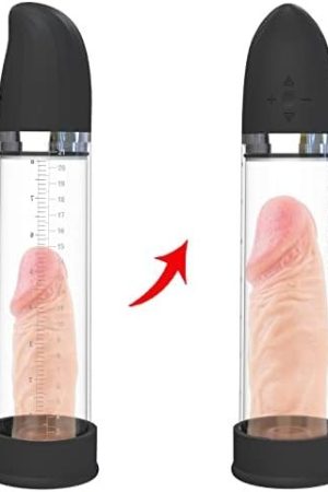 Electric Penis Vacuum Pump, Ussato Rechargeable Automatic High-Vacuum Penis Enlargement Extend Pump With 5 Suction Intensities, Penis Enlarge Air Pressure Device For Stronger Bigger Erections