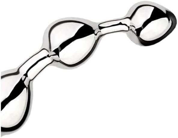 Curve Double Ended Stainless Steel G Spot Wand Massage Stick Pure Metal Penis P-Spot Stimulator Prostate Massager Anal Plug Dildo Sex Toy For Women Men - Valentines Day Gift - Image 3