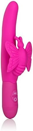 Calexotics Fluttering Butterfly - Waterproof Rabbit Vibrator – Adult Sex Toys For Couples - Clitoral G Spot Massager – Blue - Image 2