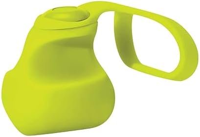 Dame Products Fin Personal Massager For Women - Compact - Wearable With Removable Tether - 3 Speeds - Rechargeable - Water Resistant And Body-Safe - Citrus Color