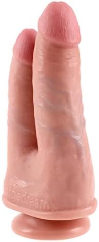 Pipedream King Cock Double Penetrator, Flesh