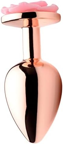 Lynx Rose Gold Plug With Pink Flower - Large - Image 3