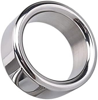 Fst Stainless Steel Cock Ring Male Delaying Ejaculation Penis Ring, 1.18''