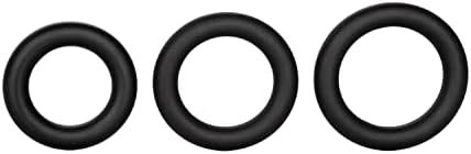 Calexotics Novelties Dr. Joel Kaplan Silicone Support Rings, Black - Image 2