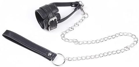 Wrwmslgo Bdsm Penis Ring Sex Toy For Men Sm Leather Collar Bondage Extreme Slave Testicle Stretchers Pennis Cbt With Chains