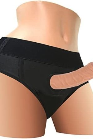 Harness Strap-On Dildo, 7" Realistic G-Spot Dildo Stimulator Wearable Penis With Strong Suction Cup, Masturbation Adult Sex Toys Strap On Harness Dildos For Women & Lesbian Couples Flesh Color