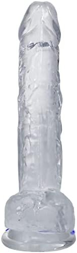 Doc Johnson – Big Dick In A Bag, 8 Inch Adult Toy, Suction Cup Base, Textured Veins, Hands Free Play, O Ring Harness Compatible, Easy To Use, Adult Toy, Body Safe, Phthalate Free (Crystal Clear Tpe) - Image 2