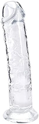 7.8 Inch Suction Dildo, Body-Safe Material Lifelike Beginners Sex Toys Dildo With Strong Suction Cup For Hands-Free Used For Women,Men Anal Toy