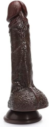 7.5 Inch Realistic Dildo Feels Like Skin, Silicone Dildos G Spot Stimulator Penis Cock With Strong Suction Cup For Hands-Free Play, Anal Dildo Sex Toys For Women And Couple