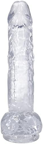 Doc Johnson – Really Big D*Ck In A Bag, 10 Inch Adult Toy, Suction Cup Base, Textured Veins, Hands Free, O Ring Harness Compatible, Easy To Use, Adult Toy, Body Safe, Phthalate Free (Crystal Clear) - Image 2