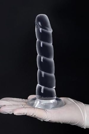 Dildo For Women Sex Toy,7Inch Clear Dildo Realistic Body Safe Dildo Suction Cup Hands-Free Play,Biginner Sex Toy Anal Dildo For Men
