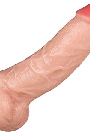 7.28" Realistic Dildo With Strong Suction Cup For Hands-Free Play, Yivans Soft Curved Body-Safe Beginners Dildo Suitable For G-Spot Prostate Stimulation Adult Sex Toys For Women Men And Couple