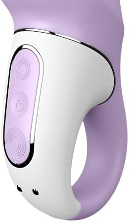 Satisfyer Charming Smile G-Spot Vibrator - Vibrating Dildo, Ergonomic Curved Shaft, 12 Vibration Programs, Retaining Ring - Soft Silicone, Waterproof, Rechargeable - Image 3