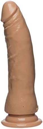 Doc Johnson The D - Thin D - 7 Inch - Ultraskyn - 7" Long And 2" Wide - Strong Suction Cup Base - O-Ring Harness Compatible Dildo, Caramel - Image 3
