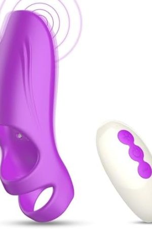 Clit Finger Vibrator Sex Toy - 9 Modes Vibrating Mini G Spot Clitoral Nipple Couple Vibrator Stimulator Remote Control Female Vibrators For Plug Woman Her Game Pleasure