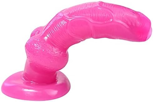 Romi Realistic Dildo Animal Dog Penis Waterproof Adult Toy Cock For Women(Purple) - Image 3