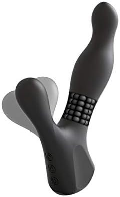 Doc Johnson Kink - Ultimate Rim Job - Silicone Prostate Massager With Rotating Ridges, Black - Image 3