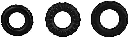 Eis Tire Cock Rings 3-Piece Set - Set Of 3 Penis Rings For Longer, Harder Erections - Skin-Friendly Silicone, 3 Sizes (2-5Cm) - Image 2