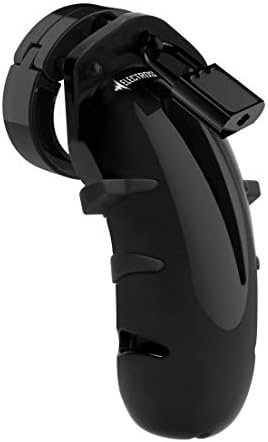 Shots America Electroshock E-Stim Cockcage, Black, Black