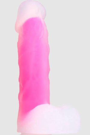 Sex On The Table Sott Realistic Dildo G-Spot Stimulator, 8" Pink Panther Dildo With Suction Cup Base Flexible For Vaginal Anal Play Sex Toys For Adults